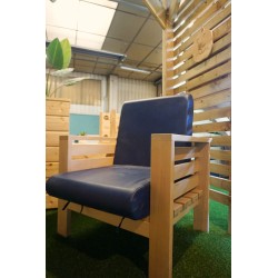 Fauteuil salon en bois