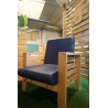 Fauteuil salon en bois