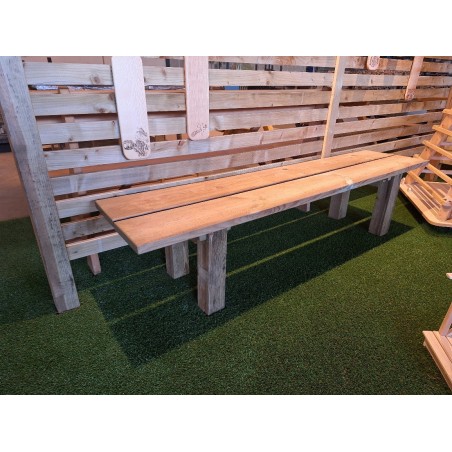 Banc sans dossier
