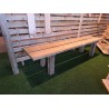 Banc sans dossier
